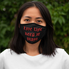 Load image into Gallery viewer, LIVE LIFE KEEP IT PLAYA Face Mask (BLACK)