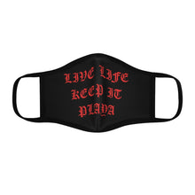 Load image into Gallery viewer, LIVE LIFE KEEP IT PLAYA Face Mask (BLACK)