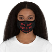 Load image into Gallery viewer, LIVE LIFE KEEP IT PLAYA Face Mask (BLACK)