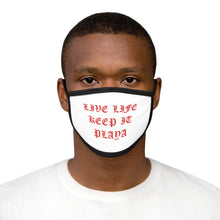 Load image into Gallery viewer, LIVE LIFE KEEP IT PLAYA FACE MASK
